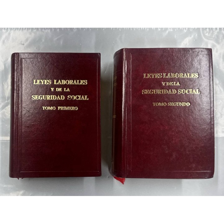 Leyes laborales y de la seguridad social. 2 Tomos.